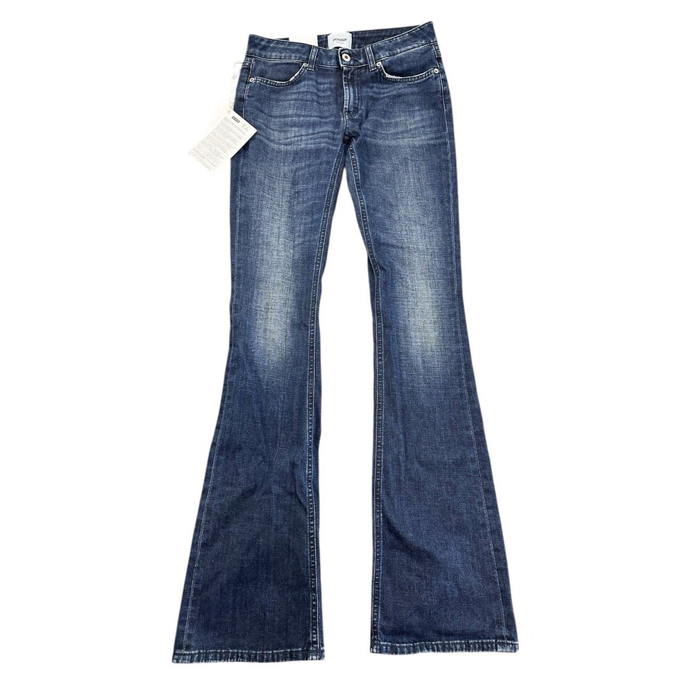 NEW Dondup Womens Lola Skinny Bootcut Fit Low Waist Jeans Size 27 NWT